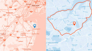 Monmouth Park and Long Branch maps