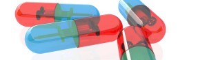 red and blue process pills